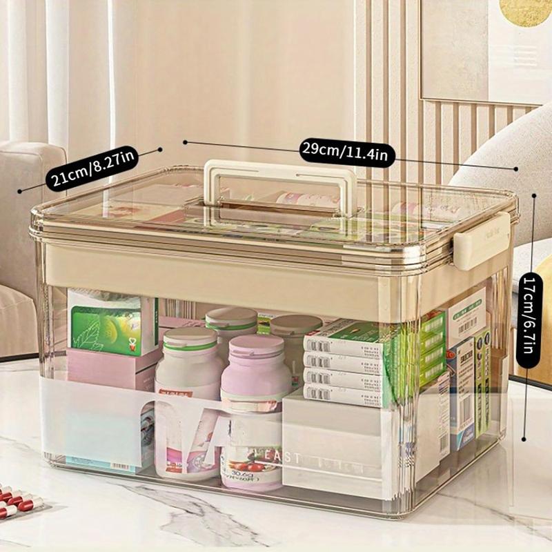 Clear Medicine Box Organizer