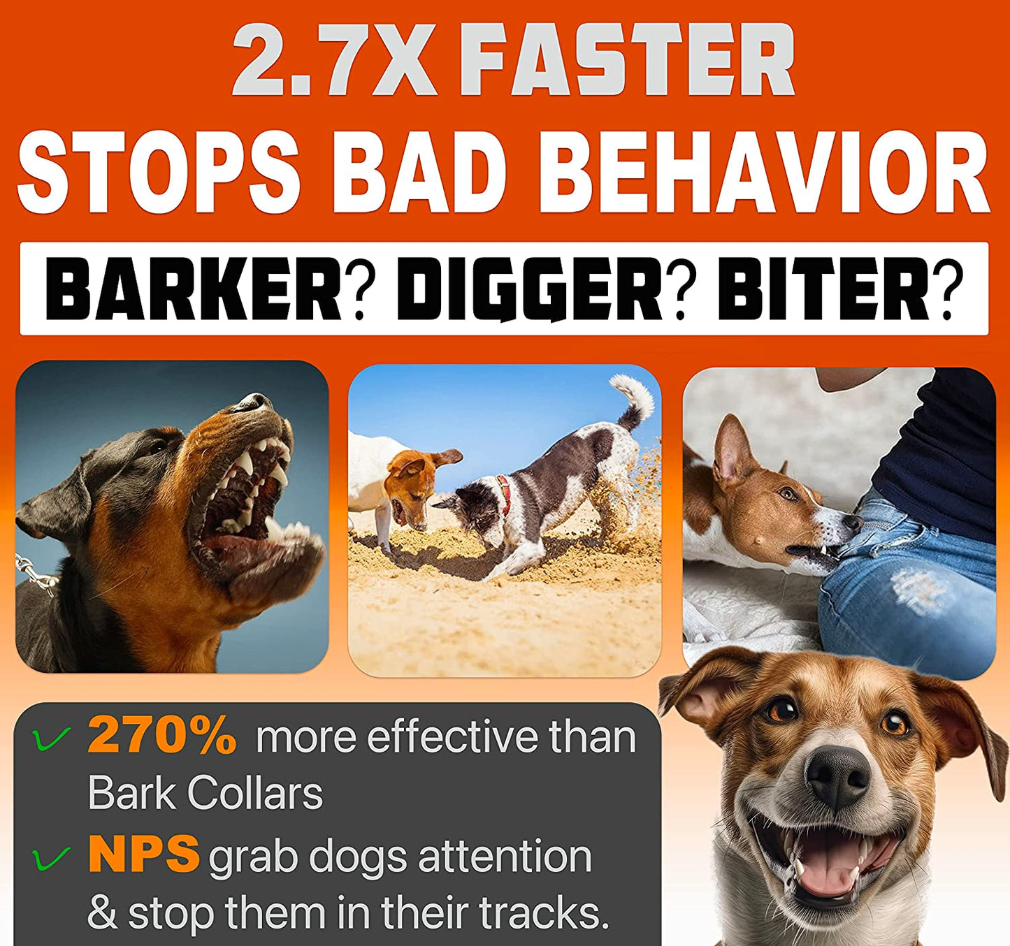 BarkStopper™ - Dog Bark Deterrent Device