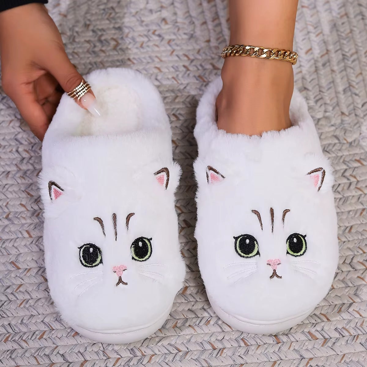 Cat Whiskers Slippers