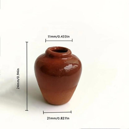 Mini Ceramic Vase Magnets (8 Piece Set)