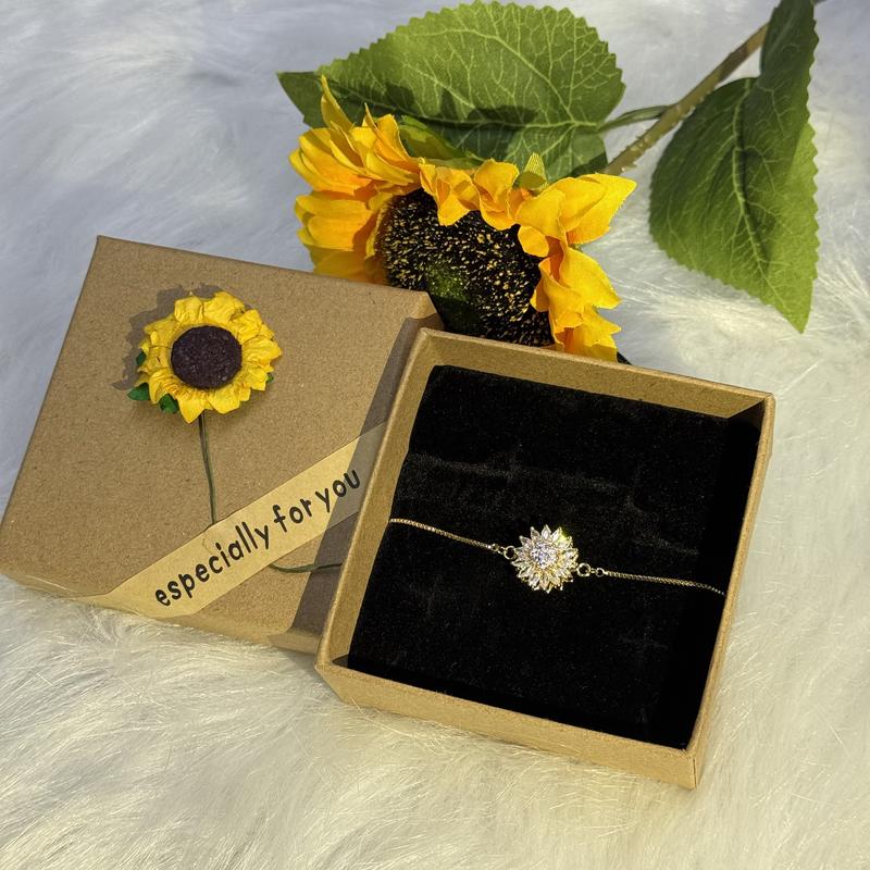 Spinning Sunflower Bracelet