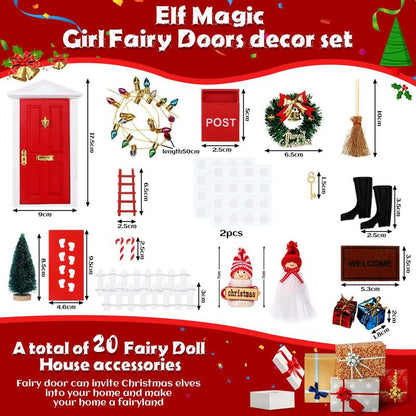 Elf Christmas Door Set (22 pcs)