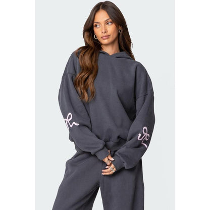 Bonney Bow Detail Hoodie Set