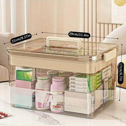 Clear Medicine Box Organizer