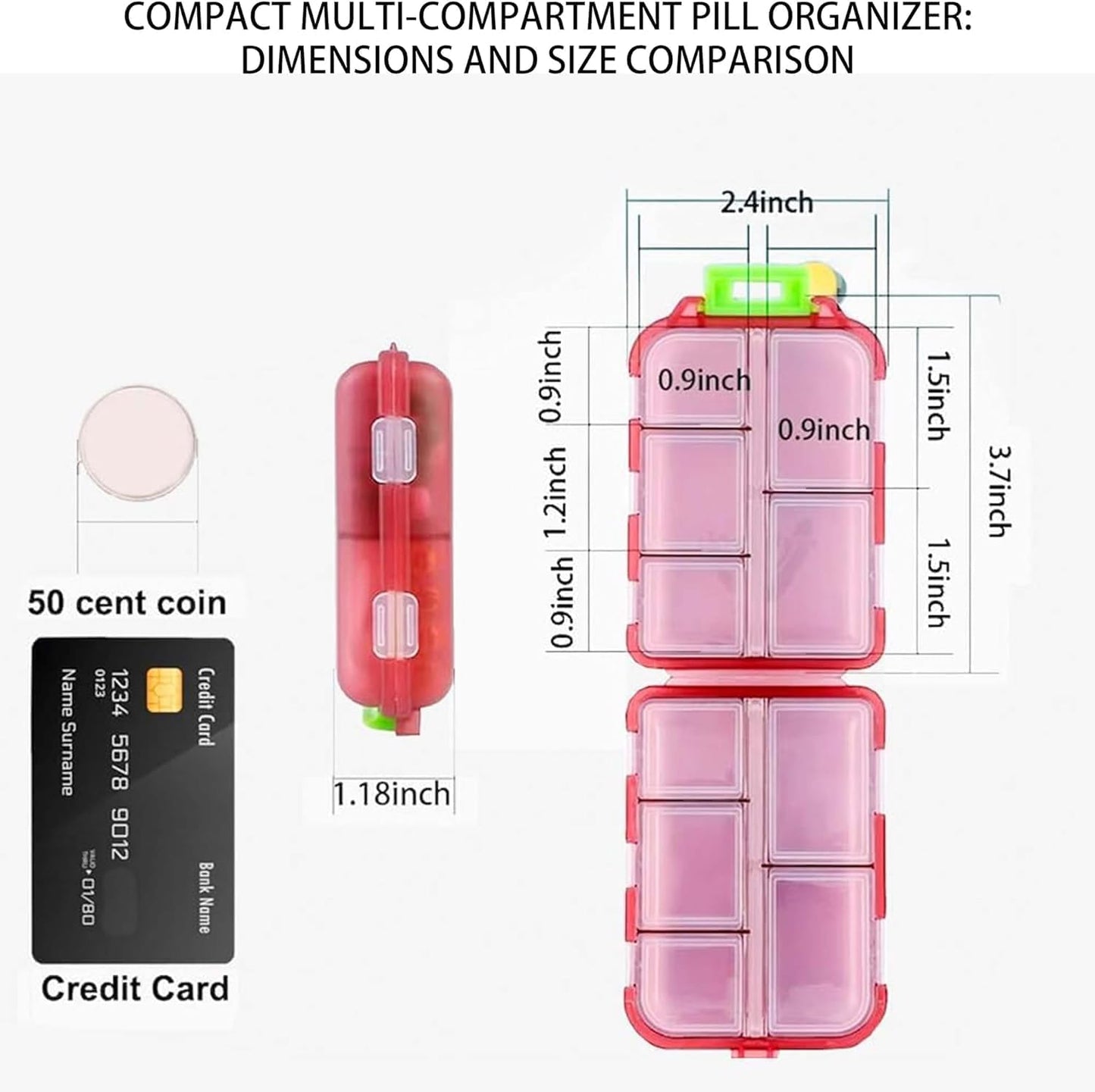 Travel Pill Organizer