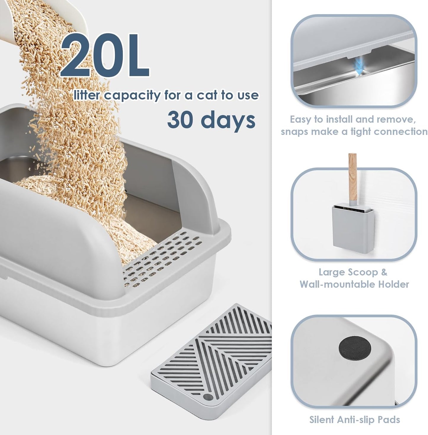 Stainless Steel Litter Box