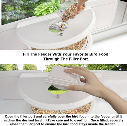 Indoor Window Bird Feeder