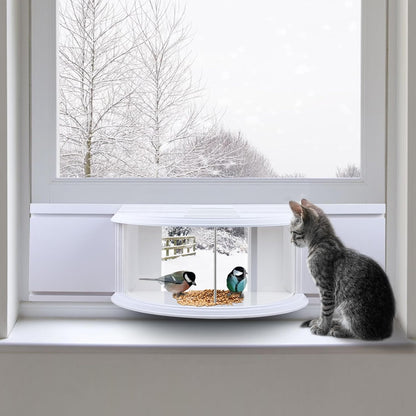 Indoor Window Bird Feeder