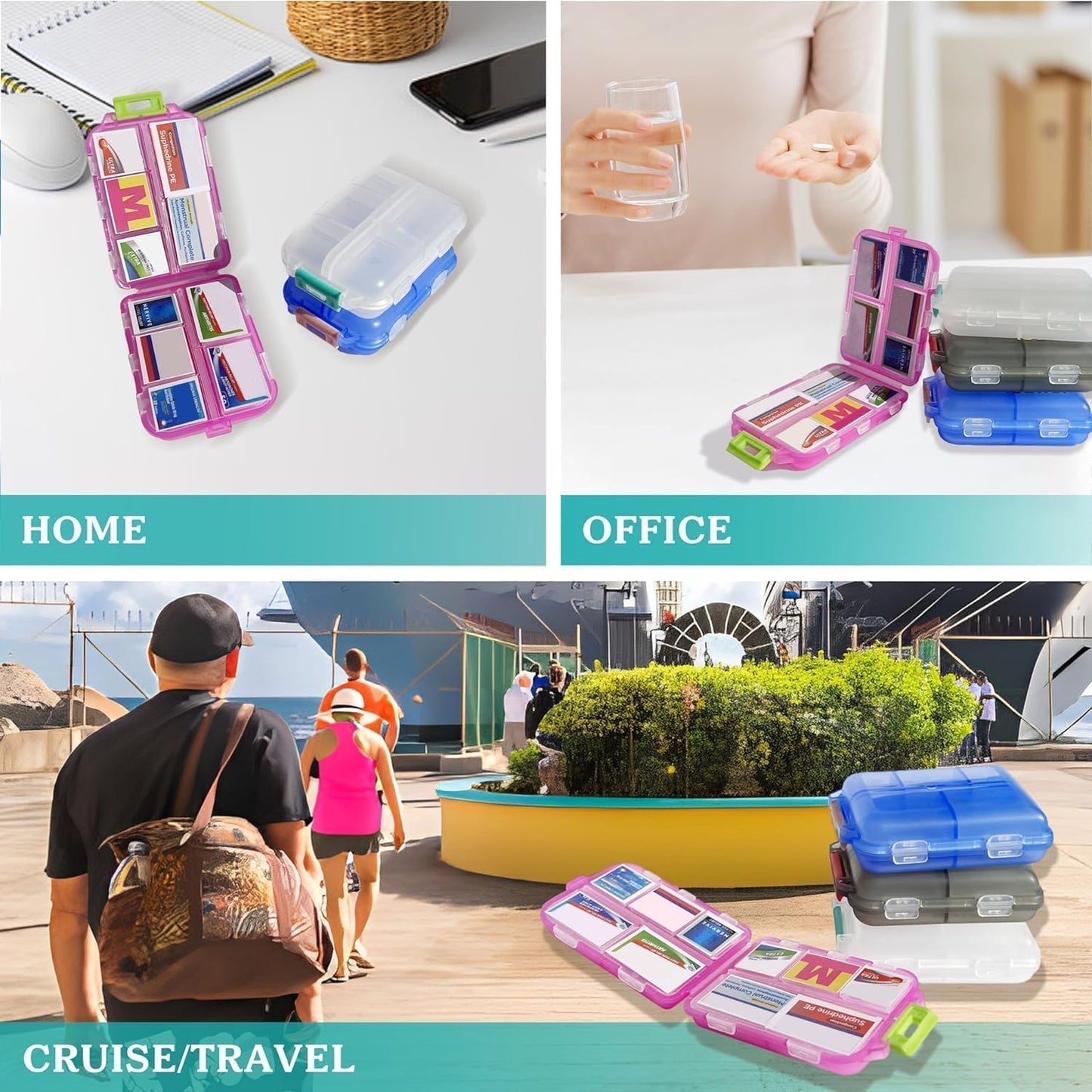 Travel Pill Organizer