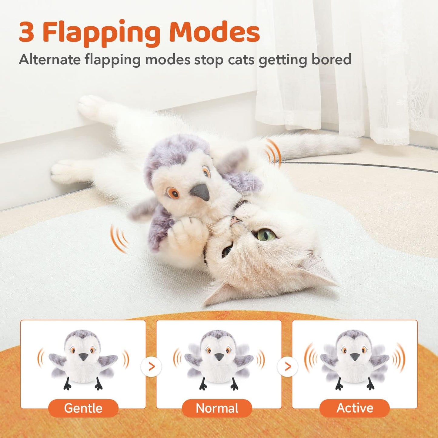 Flapping Bird Cat Toy