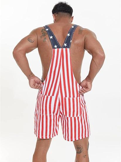 American Flag Overalls