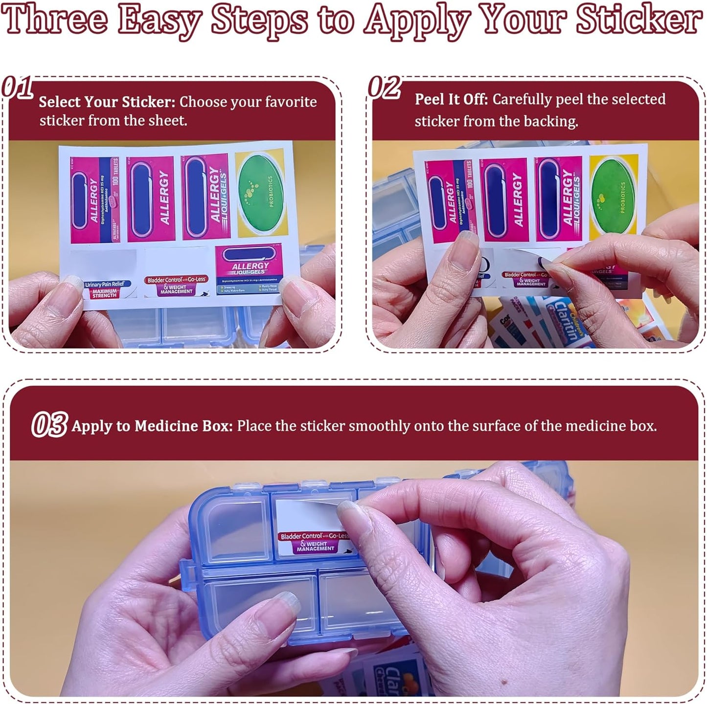 Travel Pill Organizer