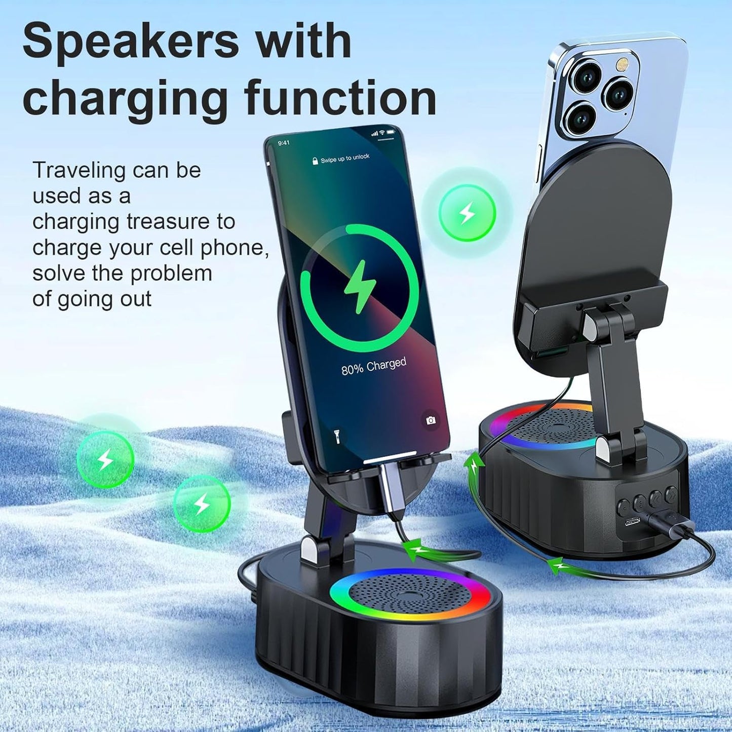 Wireless Speaker Phone Stand