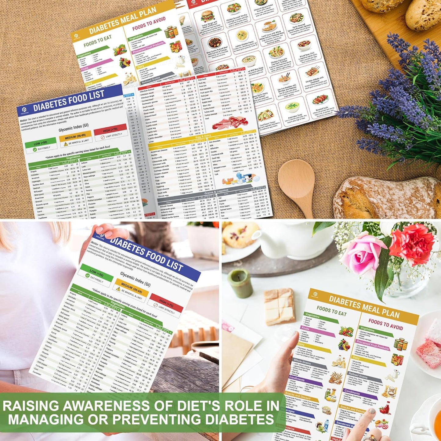 Diabetes Food List Planner (3 Pamphlet Set)