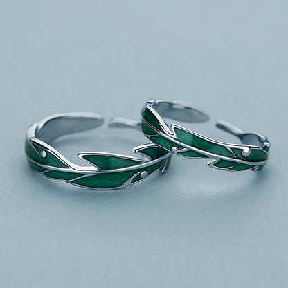 Green Leaves Ring