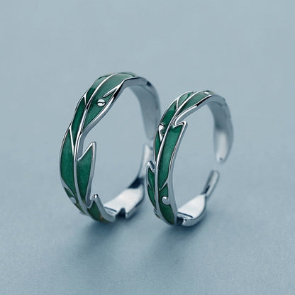 Green Leaves Ring