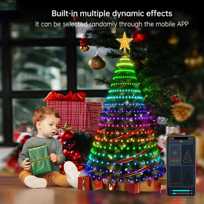 Smart LED Christmas Tree Lights - 2024 Pro Version