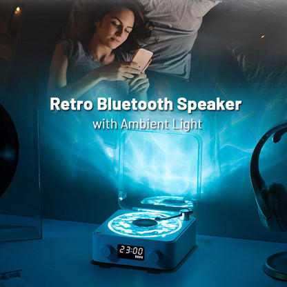 Retro Vinyl Wave Speaker