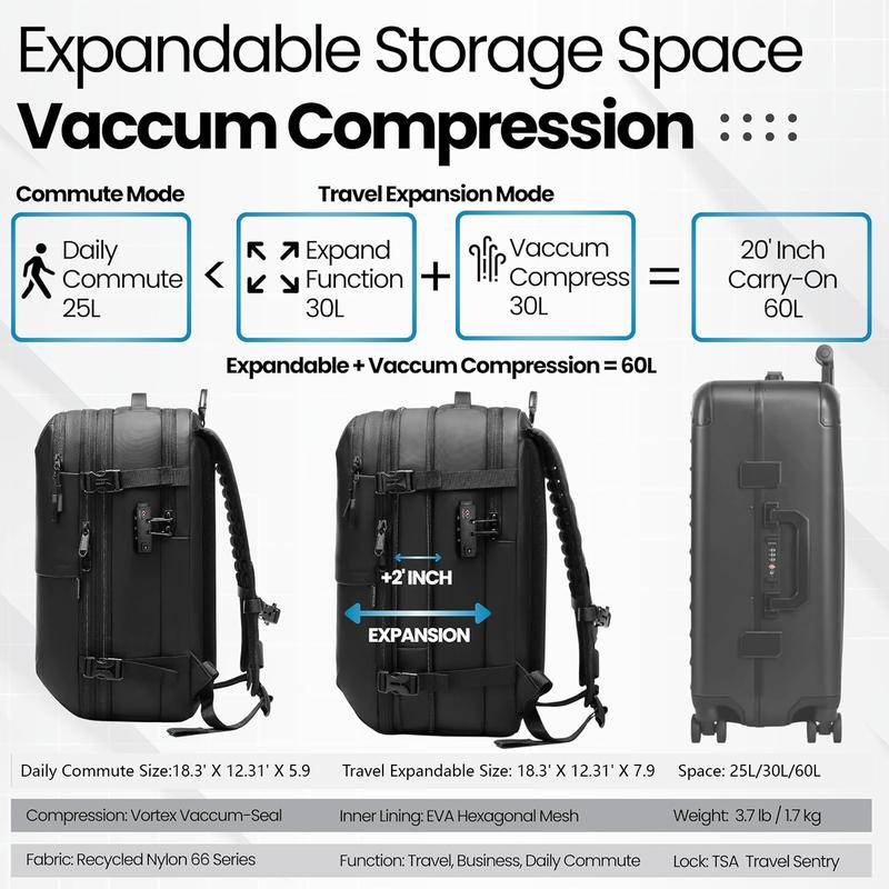 Airback Vacuum Seal Travel Backpack