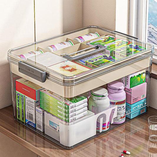 Clear Medicine Box Organizer