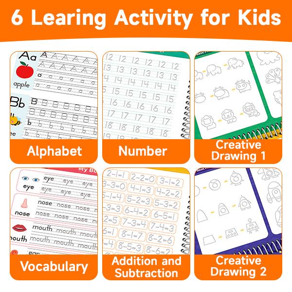 Grooved Handwriting Workbooks