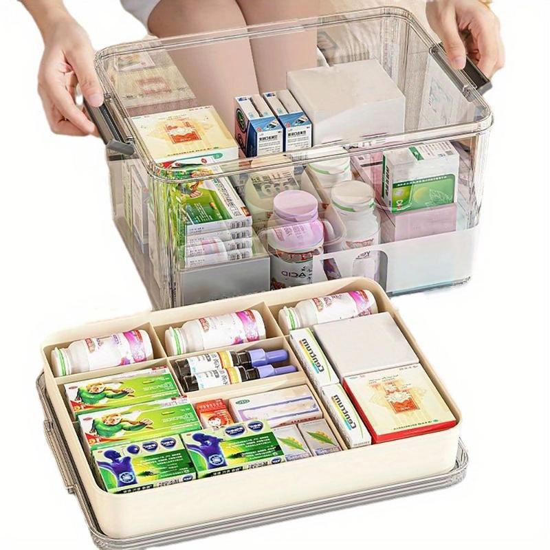Clear Medicine Box Organizer
