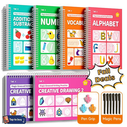 Grooved Handwriting Workbooks