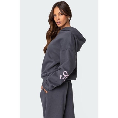 Bonney Bow Detail Hoodie Set