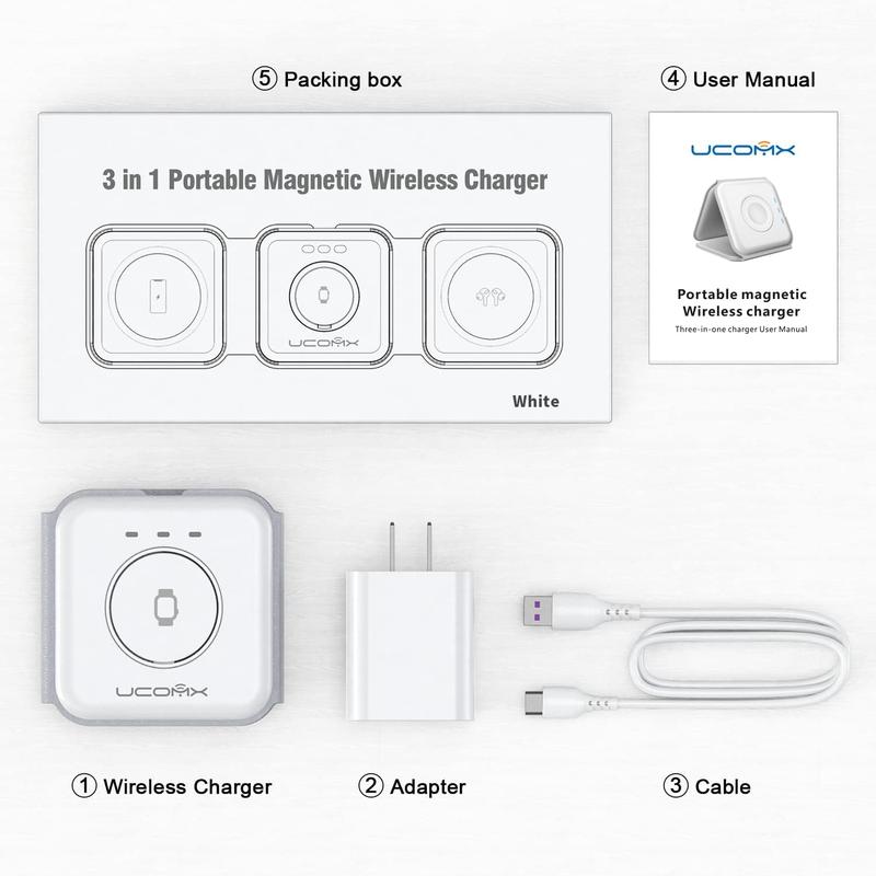 3-in-1 Portable Wireless Charger