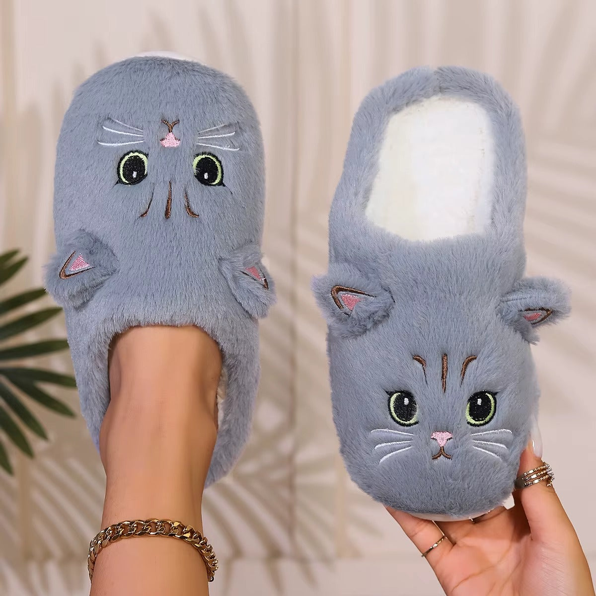 Cat Whiskers Slippers