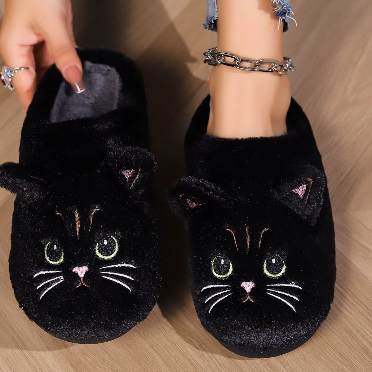 Cat Whiskers Slippers